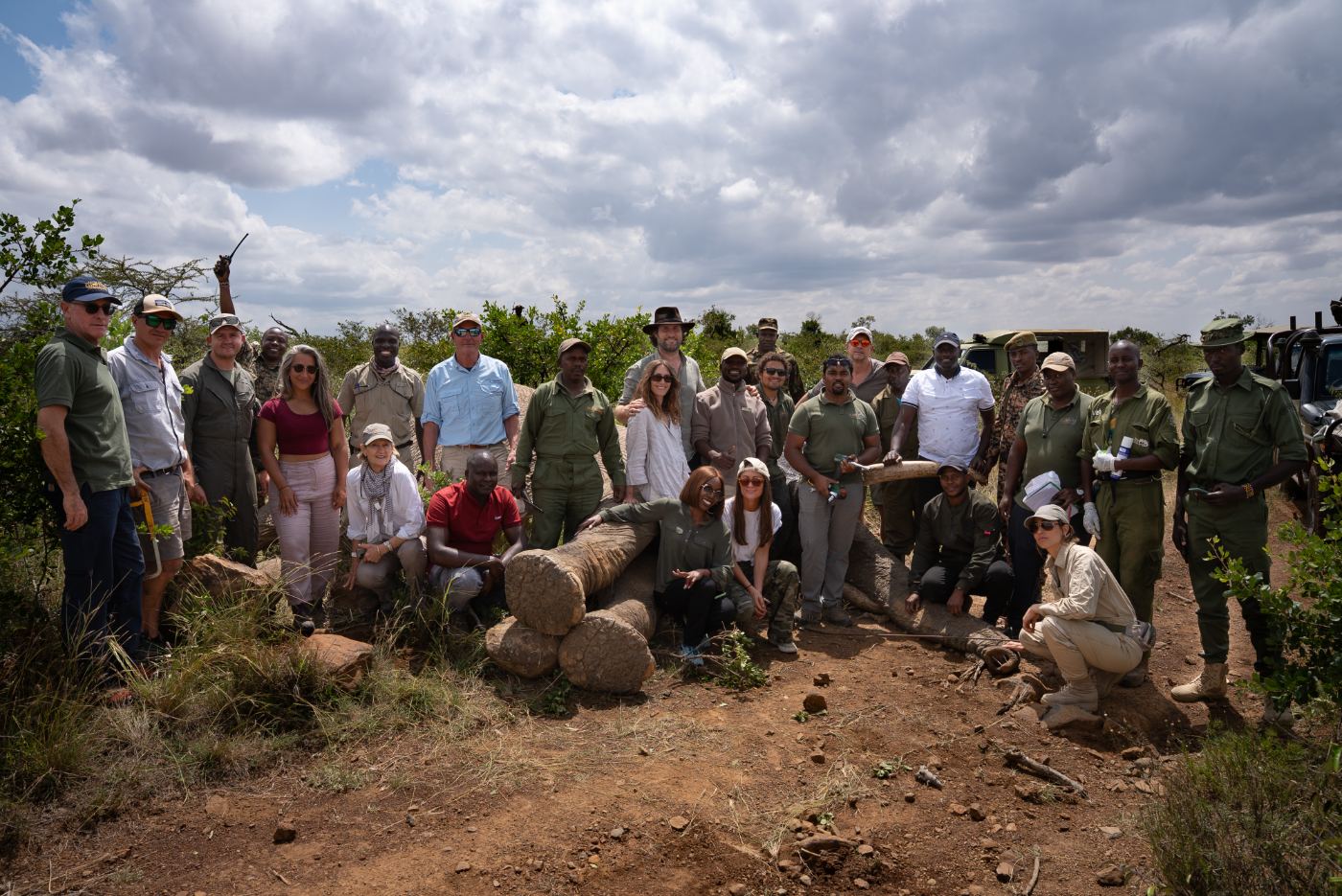The full team after the collaring operation